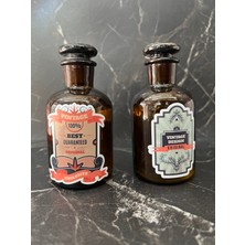 Empressco Amber Cam Şişe Seti 125 Ml, Kapaklı, Etiketli, 2'li Paket