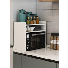 Empressco Home Mikro Dalga Tezgah Üstü Baharatlık Rafı Mobilya Aksap Kahverengi Beyaz Organizer - Fiyatı, Yorumları