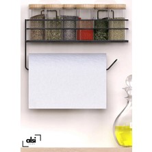 Empressco Alsi Home Yapışkanlı Raflı Kağıt Rulo Havluluk Peçetelik Havlu Kağıtlık Siyah Banyo Mutfak Düzenleyici Raf - Fiyatı, Yorumları