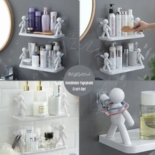 Empressco Beyzana 2 Adet Craft Banyo Rafı Kendinden Yapışkanlı Tarz Baharatlık Rafı Organizer Düzenleyici - Fiyatı, Yorumları