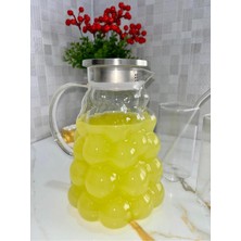 Empressco Metal Kapaklı Cam Sürahi 2000 Ml, Şık ve Dayanıklı Tasarım