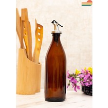 Empressco Uzun Amber Cam Yağdanlık 500 Ml, Şık ve Kullanışlı Tasarım