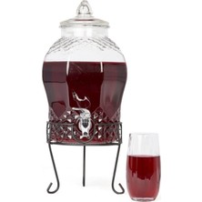 Empressco 6 Litre Cam Şerbetlik, Şık ve Dayanıklı Eşsiz Tasarım