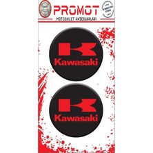 Rebon Moto Design Kawasakı Tasarım Damla Logo Sticker 03