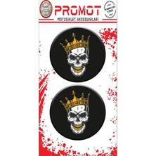 Rebon Moto Design Kuru Kafa Taç Tasarım  Logo Sticker
