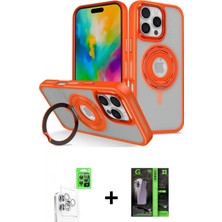 Marsilyan™- iPhone 16 Pro Max Kılıf Nova Minimal Serisi - Şeffaf 360 Full Body Arka Koruyucu + Raze Metal Kamera Lens - Bz