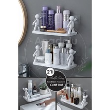 Empressco Anadolu Saray 2 Adet Kendinden Yapışkanlı Craft Banyo Rafı Tarz Baharatlık Rafı Organizer Düzenleyici - 2 Adet - Fiyatı, Yorumları