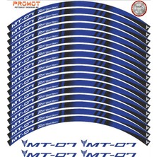 Rebon Moto Design mt 07 Uyumlu Jant Şeridi Model 2