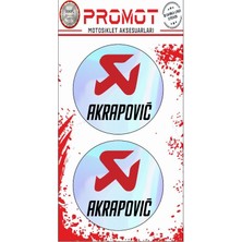 Rebon Moto Design Akrapovıc Hologram Damla Logo