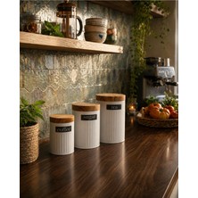 Empressco Leya Home Beyaz 3 Boy Metal Vakumlu Kapak 3