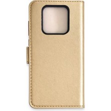 SHC4200 Tecno Camon 16 Prime S Kapaklı Kılıf - Gold