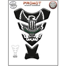 Rebon Moto Design Universal Motosiklet Tank Pad 3D Sticker 0194
