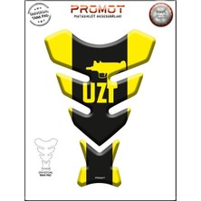 Rebon Moto Design Universal Motosiklet Tank Pad 3D Sticker 0203