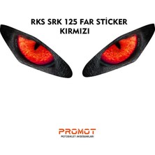 Rebon Moto Design Srk 125 R 2023 - 2026 Uyumlu Far Sticker 02