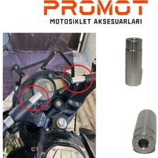 Rebon Moto Design Pulsar Telefon Bağlantı Aparatı Alimunyum 1 Adet RS200-NS200-F250-N250