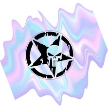 Rebon Moto Design Motosiklet Grenaj Ekipman Hologram Sticker 10'lu Paket 24