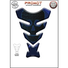 Rebon Moto Design Universal Motosiklet Tank Pad 3D Sticker 0049