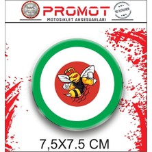 Rebon Moto Design Vespa Damla Logo Sticker 29