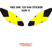 Rebon Moto Design Srk 125 R 2023 - 2026 Uyumlu Far Sticker 06