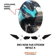 Rebon Moto Design Rks R250 2023 - 2026 Uyumlu Far Sticker 05