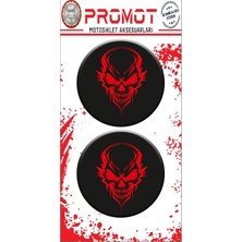 Rebon Moto Design Kuru Kafa Taç Tasarım Damla Logo Sticker 07