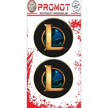Rebon Moto Design Legend Tasarım Damla Logo Sticker 01