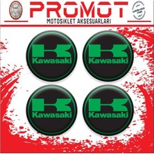 Rebon Moto Design Kawasakı Uyumlu Damla Sticker (4cm-4 Adet)