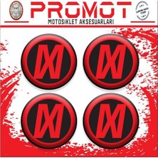 Rebon Moto Design Mondıal Uyumlu Damla Sticker (4cm-4 Adet) 07