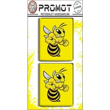 Rebon Moto Design Vespa Damla Logo Sticker 17