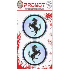 Rebon Moto Design Ferrari Hologram Damla Logo