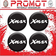 Rebon Moto Design Xmax Uyumlu Damla Sticker (4cm-4 Adet) 02