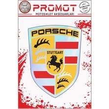 Rebon Moto Design Porche Hologram Siperlik Damla Logo