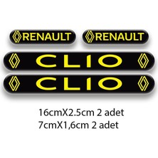 Rebon Moto Design Clıo Set Oto Sticker 3D Sticker 02