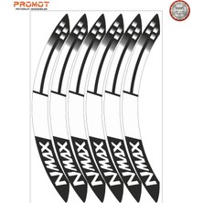 Rebon Moto Design N Max Uyumlu Jant Şeridi Model 3