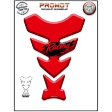 Rebon Moto Design Universal Motosiklet Tank Pad 3D Sticker 0226