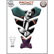 Rebon Moto Design Universal Motosiklet Tank Pad 3D Sticker 0270
