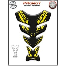 Rebon Moto Design Universal Motosiklet Tank Pad 3D Sticker 0326