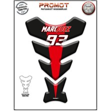 Rebon Moto Design Universal Motosiklet Tank Pad 3D Sticker 0350