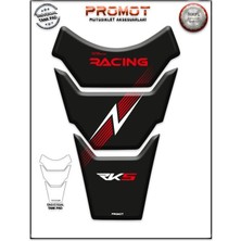 Rebon Moto Design Universal Motosiklet Tank Pad 3D Sticker 0380