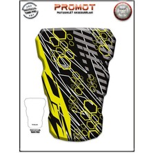 Rebon Moto Design Universal Motosiklet Tank Pad 3D Sticker 0419