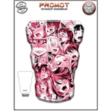 Rebon Moto Design Universal Motosiklet Tank Pad 3D Sticker 0429