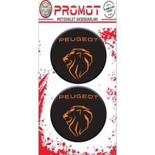 Rebon Moto Design Peugeot Uyumlu Damla Logo Sticker 06