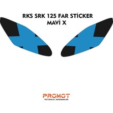 Rebon Moto Design Srk 125 R 2023 - 2026 Uyumlu Far Sticker 05