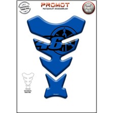 Rebon Moto Design Universal Motosiklet Tank Pad 3D Sticker 0124