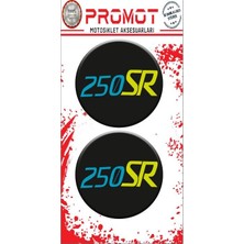 Rebon Moto Design 250SR Uyumlu Damla Logo Sticker 04