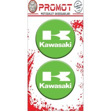 Rebon Moto Design Kawasakı Tasarım Damla Logo Sticker 01