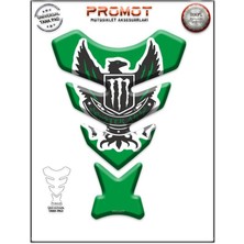 Rebon Moto Design Universal Motosiklet Tank Pad 3D Sticker 0195