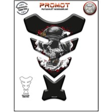 Rebon Moto Design Universal Motosiklet Tank Pad 3D Sticker 0246