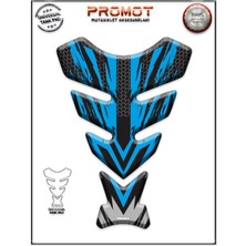 Rebon Moto Design Universal Motosiklet Tank Pad 3D Sticker 0317