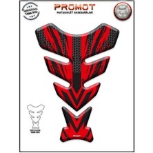 Rebon Moto Design Universal Motosiklet Tank Pad 3D Sticker 0318